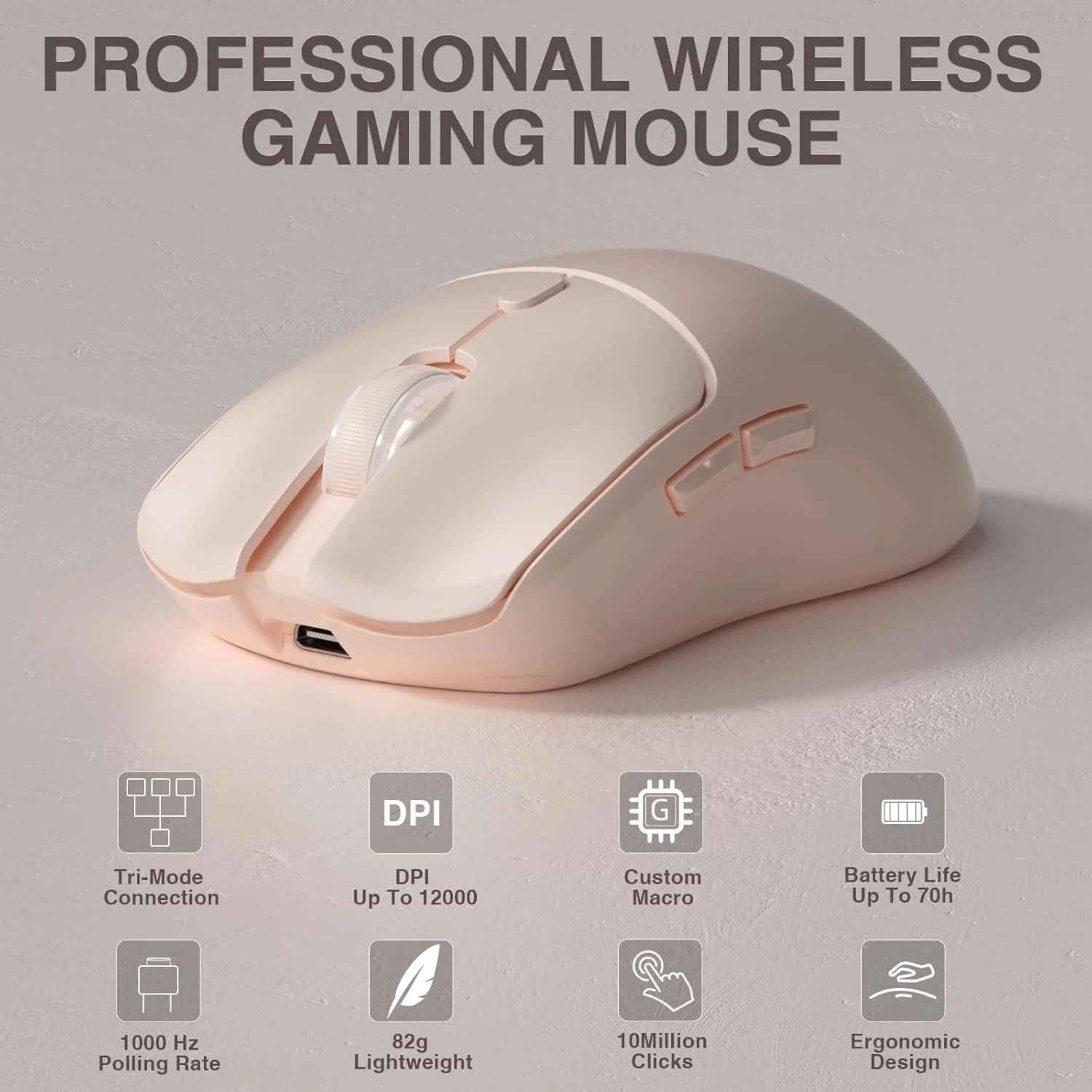 Laptop Accessories Mouse - AULA SC580X Mouse Gaming Nirkabel Tri-mode
