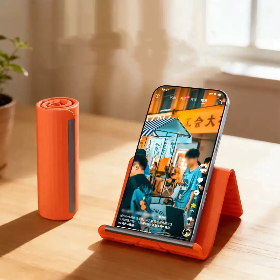 Laptop Ergonomic Accessories - Penyangga Ponsel Portabel Silikon, Dudukan Tablet