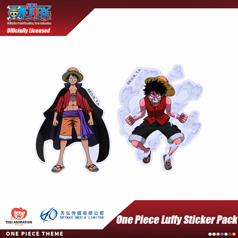 8 Buah Paket Stiker Luffy One  - Laptop Accessories Gifts ulasan dan harga