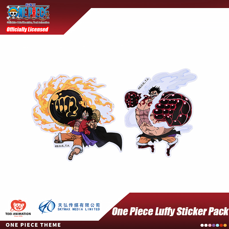 8 Buah Paket Stiker Luffy One  - Laptop Accessories Gifts ulasan dan harga