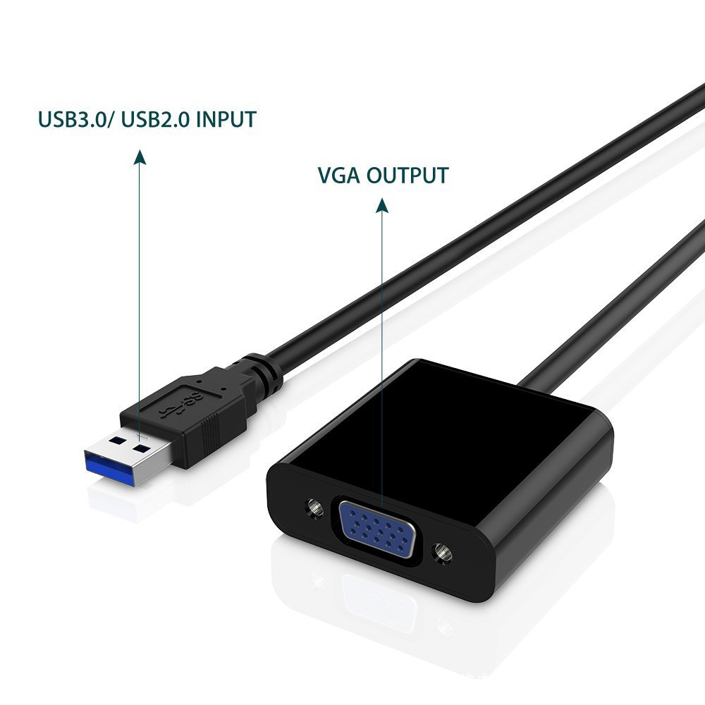 Adaptor USB 3.0 Ke VGA Multi-D - Laptop Ergonomic Accessories ulasan dan harga