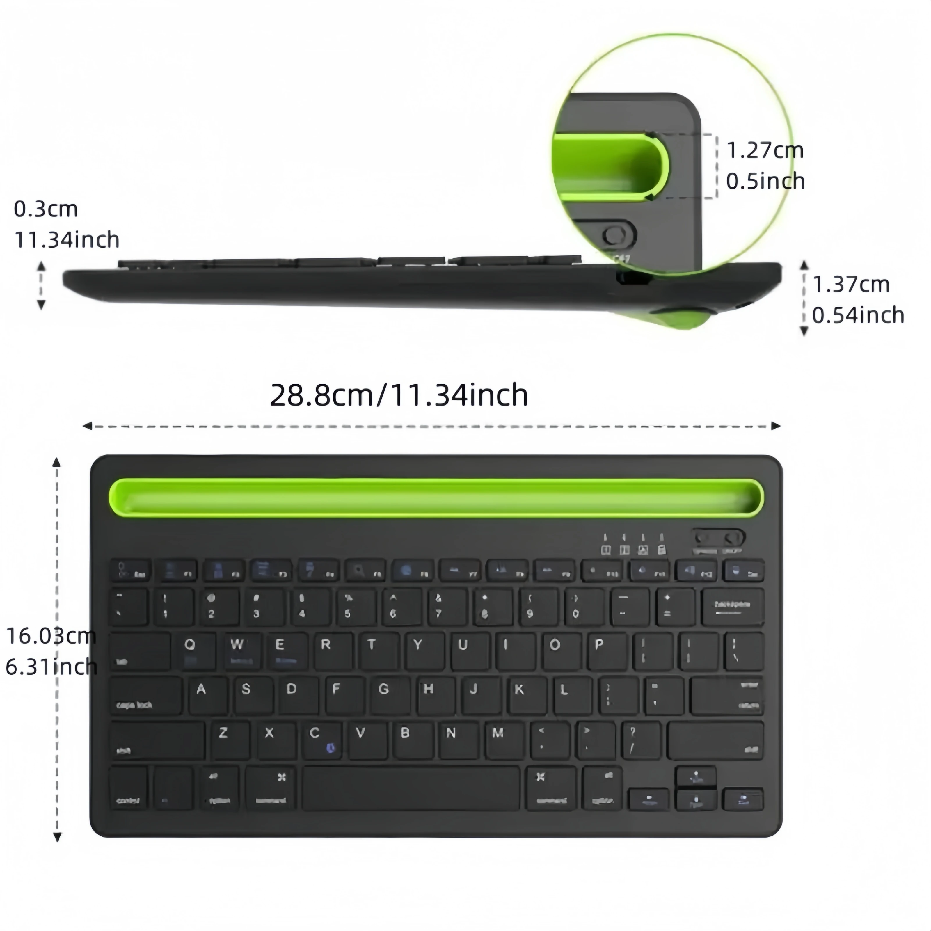 Keyboard Bluetooth Kompatibel  - Laptop Ergonomic Accessories ulasan dan harga
