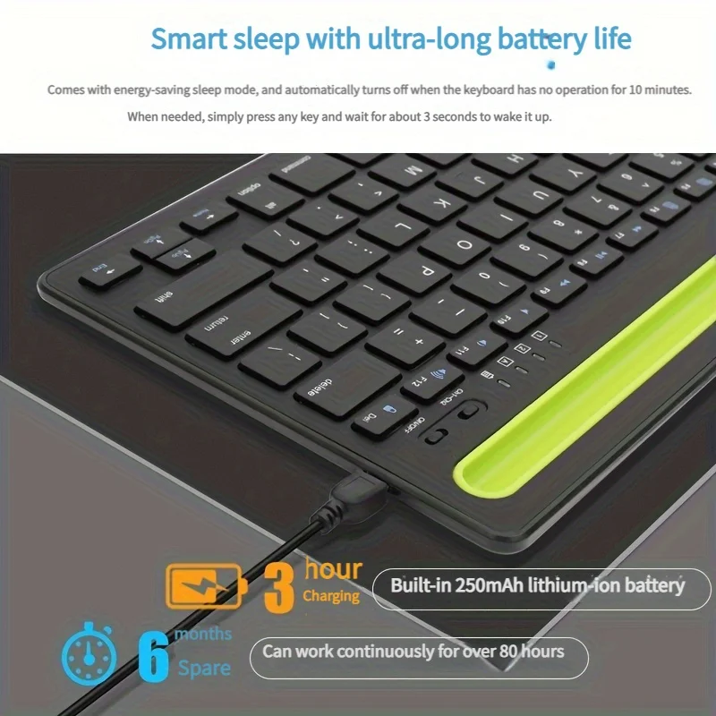 Keyboard Bluetooth Kompatibel  - Laptop Ergonomic Accessories ulasan dan harga
