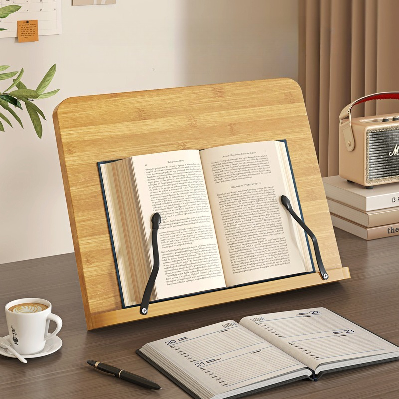 Penyangga Buku Kayu, Penyangga - Laptop Ergonomic Accessories ulasan dan harga