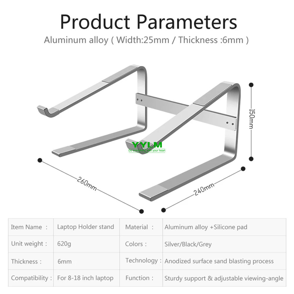Dudukan Laptop aluminium pemeg - Laptop Accessories Dell ulasan dan harga