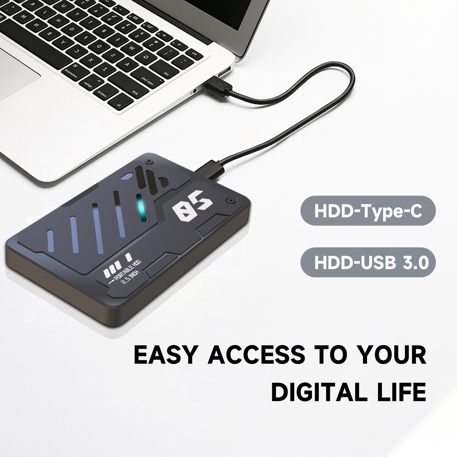 Hard Drive Eksternal USB3.0 Ti - Laptop External Accessories ulasan dan harga
