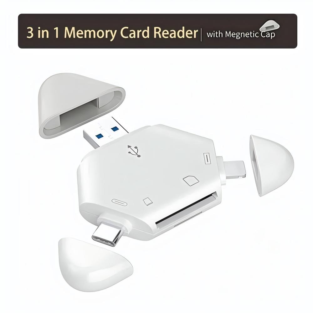 Pembaca Kartu Memori 3 In 1 de - Laptop Ergonomic Accessories ulasan dan harga