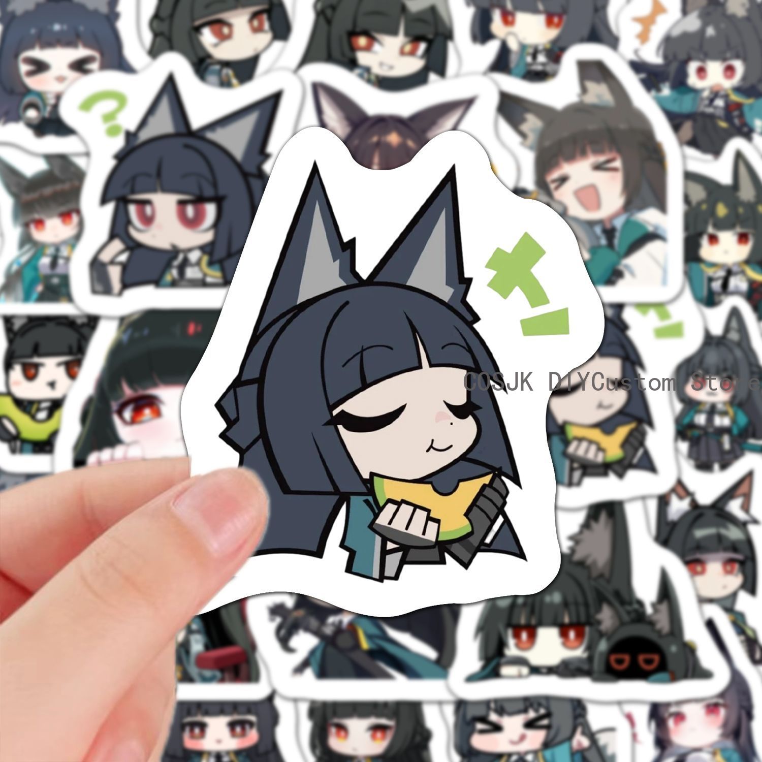 60 Buah Stiker Anime Versi Q Z - Laptop Accessories Gifts ulasan dan harga