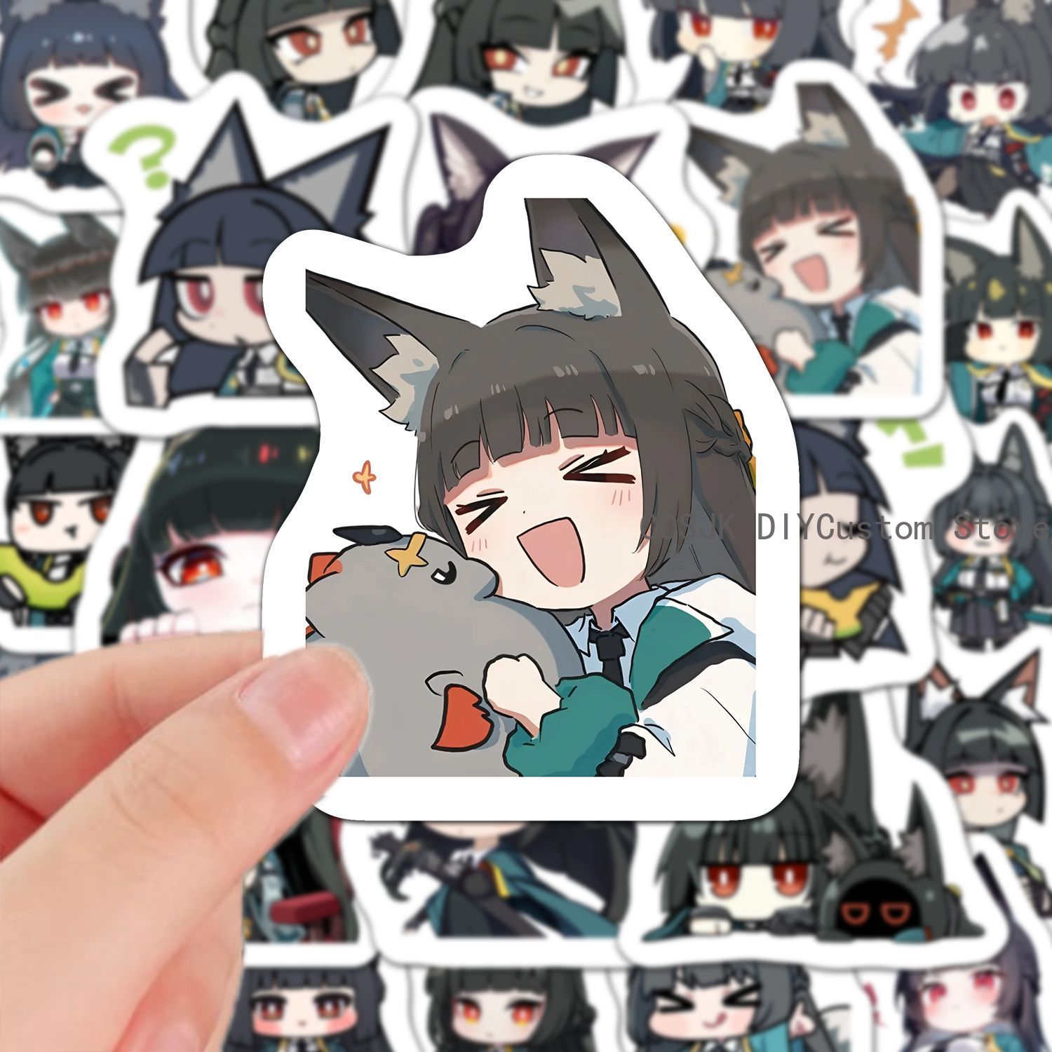 60 Buah Stiker Anime Versi Q Z - Laptop Accessories Gifts ulasan dan harga