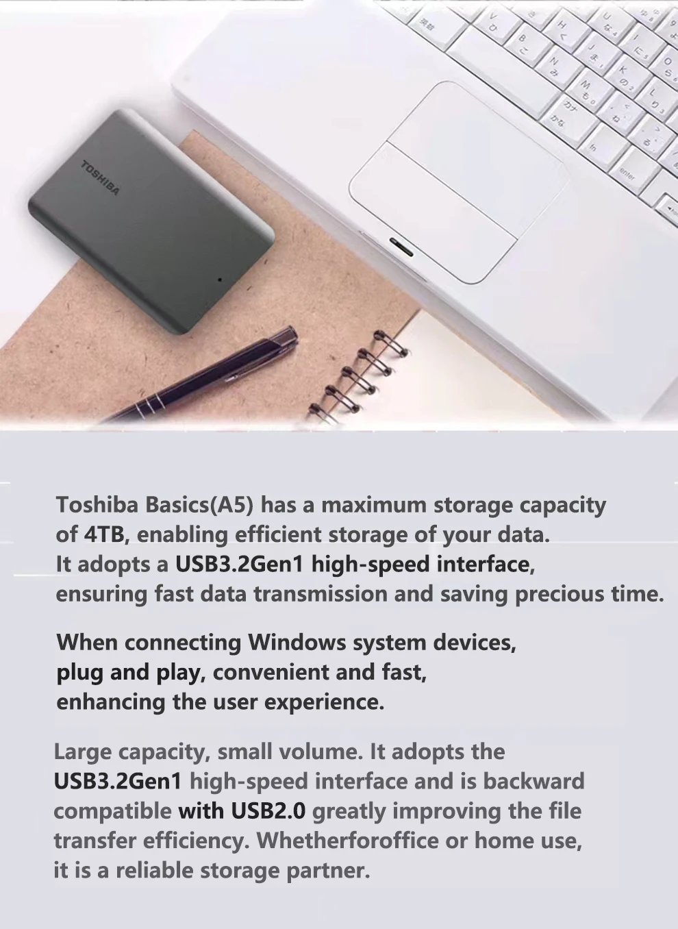 Hard Disk Eksternal Portabel [ - Laptop External Accessories ulasan dan harga