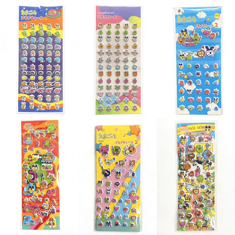 6 Buah Stiker Gelembung Kartun - Laptop Accessories Gifts ulasan dan harga