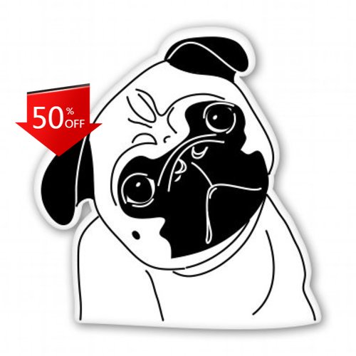 Pug Face Unique Motor Home Boa - Laptop Unique Accessories ulasan dan harga