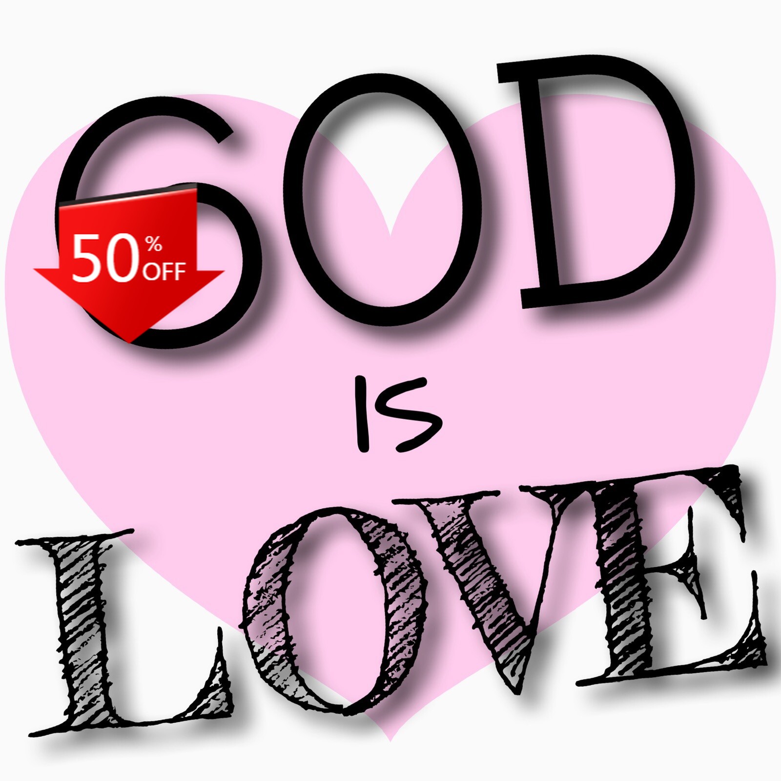 Christian God Is Love Aestheti - Laptop Unique Accessories ulasan dan harga
