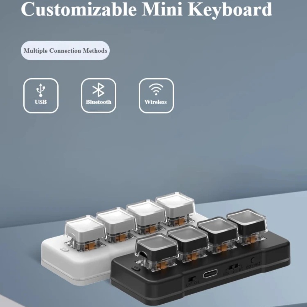 MK424Pro 4-Key Wireless Mini K - Laptop Accessories Productivity ulasan dan harga