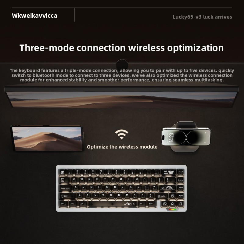 Keyboard Mekanik WEIKAV Lucky6 - Laptop Accessories Productivity ulasan dan harga