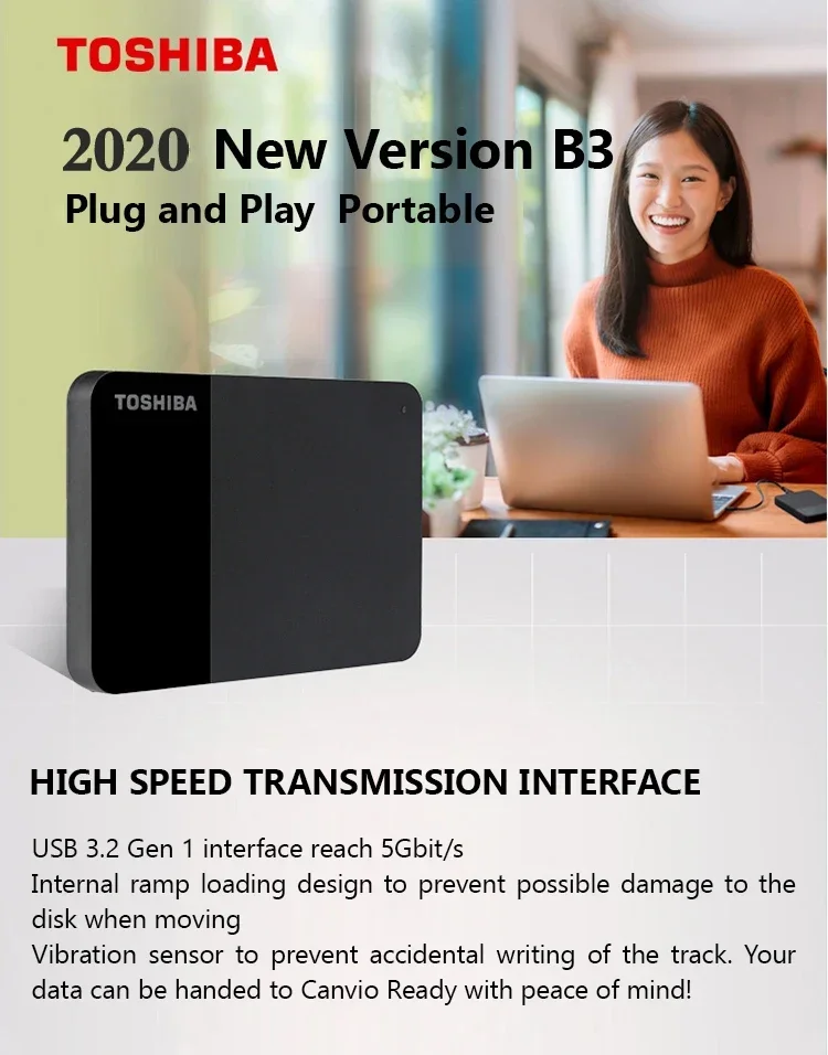 Untuk Toshiba T0 2 Buah Hard D - Laptop External Accessories ulasan dan harga