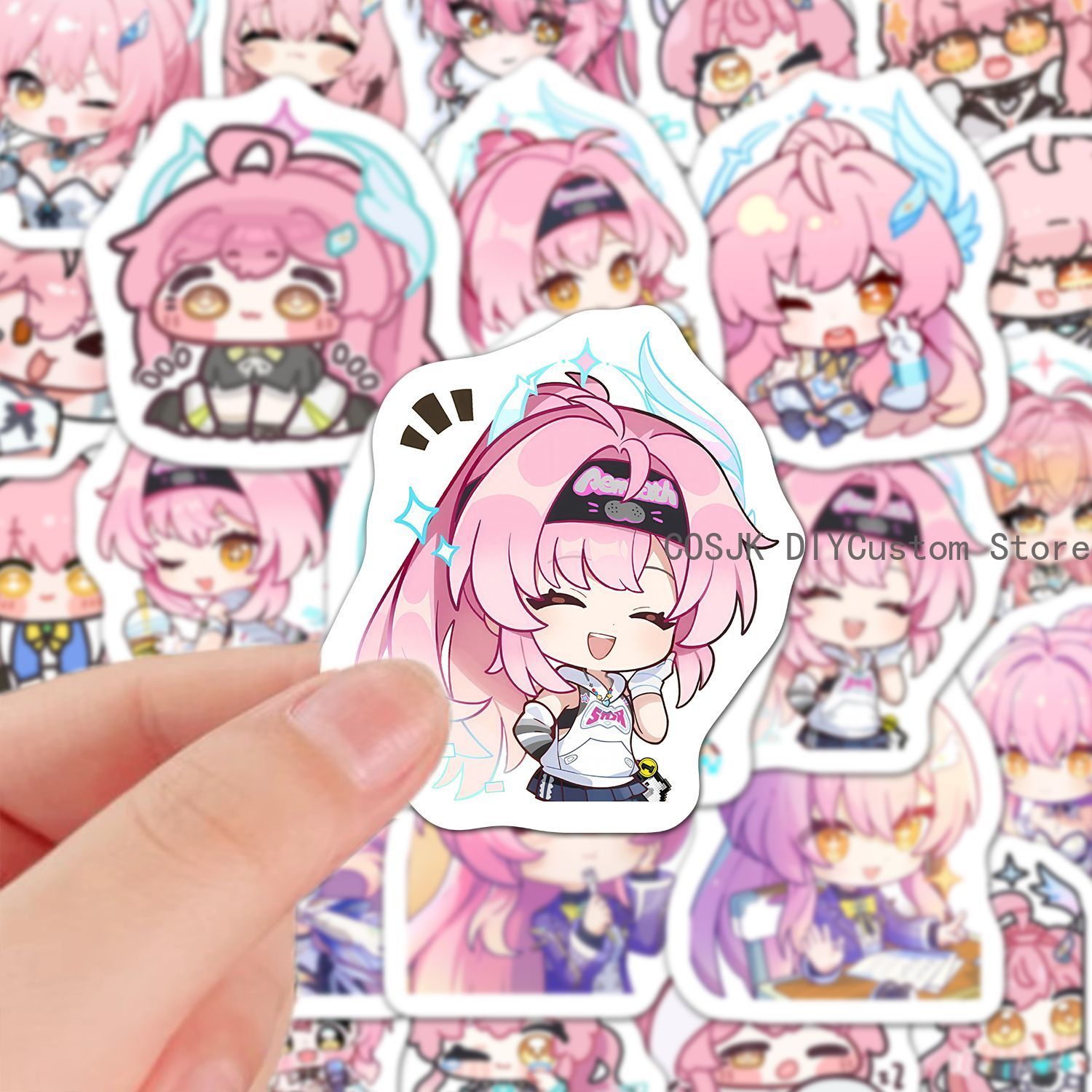 60 Buah Stiker Anime Versi Q G - Laptop Accessories Gifts ulasan dan harga